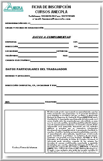 Hoja De Fax